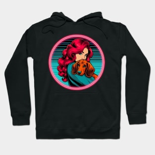 Neon Nostalgia Girl Hoodie